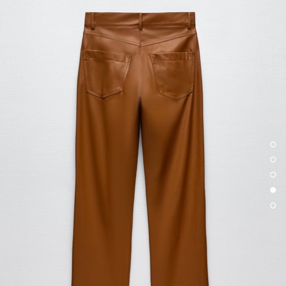 Zara faux leather pants - Picture 5 of 6